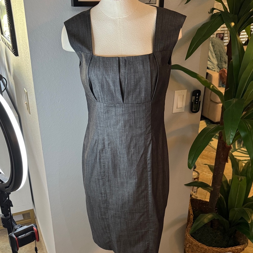 Calvin Klein Charcoal Midi Dress